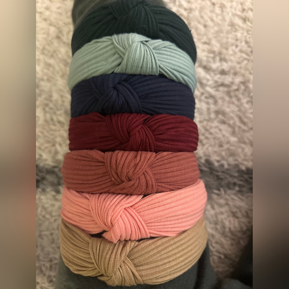 Set of Knotted Headbands in Assorted Colors